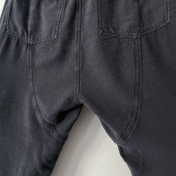 Free People Bay To Breakers Pants Size S Black Barrel Harem Baggy Cargo - Picture 11 of 16